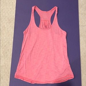 COPY - Pink lululemon racer back tank